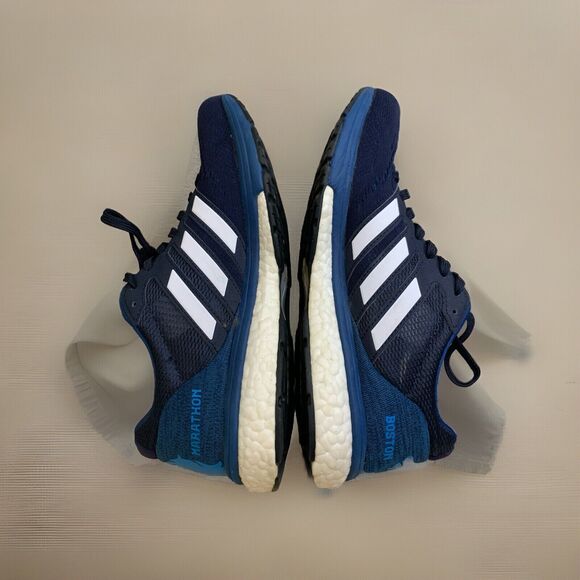Men's ADIDAS Boston Blue White - Boston Marathon 2019 Running Shoes Sz. 8 - Picture 9 of 13